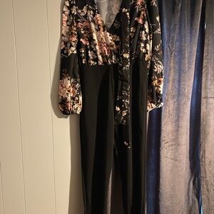 SHEIN floral jumpsuit